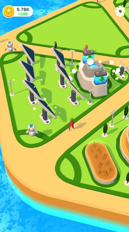懸空城放置游戲安卓版（Floating City Idle）截圖1