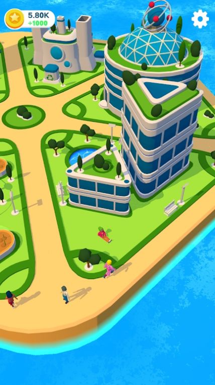 懸空城放置游戲安卓版（Floating City Idle）截圖2