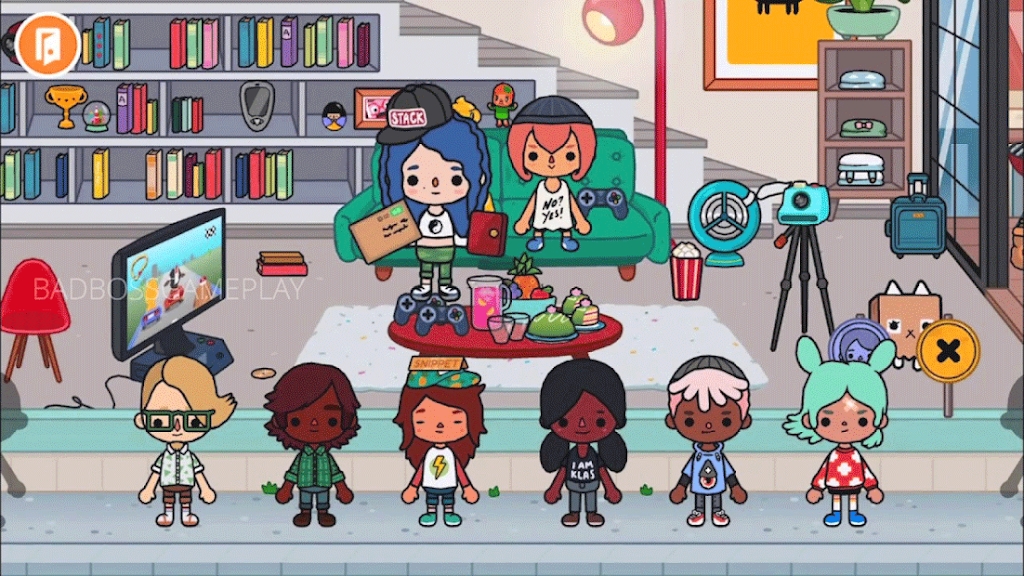 托卡色彩世界游戲安卓版（Coloring Toca Life）截圖3