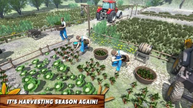 農(nóng)業(yè)收割機(jī)大亨游戲手機(jī)版(Farm Harvester Simulator)截圖4