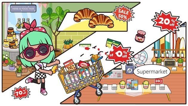 米加小鎮(zhèn)我的商店游戲版截圖2