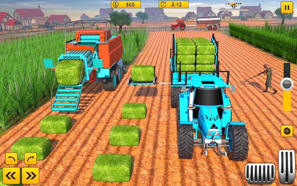拖拉機(jī)收割模擬器游戲安卓版（Farming Simulator Tractor Game）截圖3