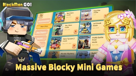 方塊人冒險游戲版（Blockman GO-Adventures）截圖5