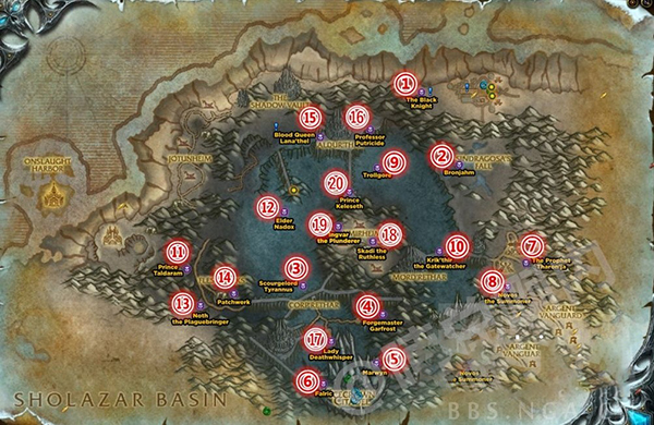 魔獸世界前夕稀有精英位置在哪？wow9.0前夕稀有精英位置坐標大全
