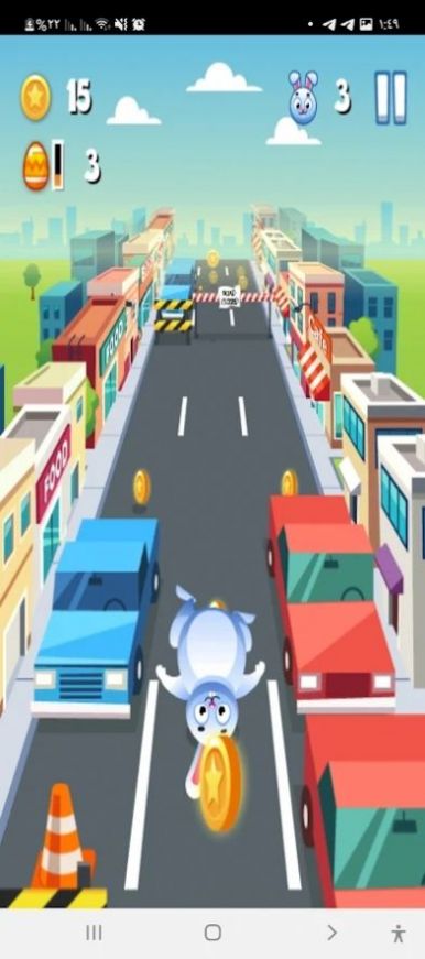 逃离猎人兔子奔跑游戏版(Run Away form Hunter_Bunny Run)截图1: