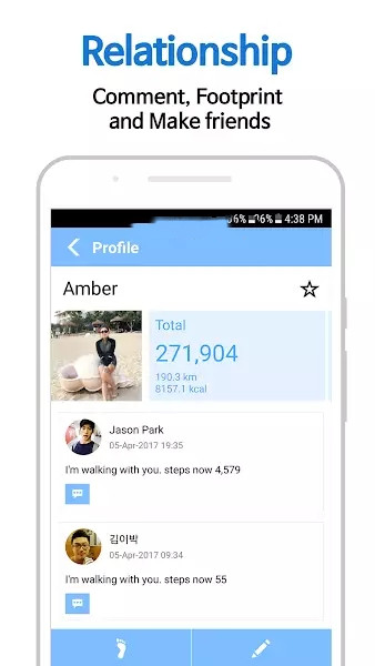 Walkle運動計步APP手機版截圖3
