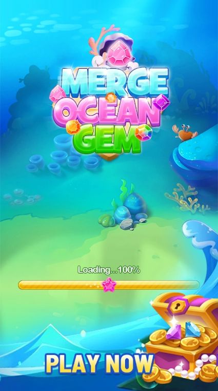 合并海洋寶石游戲安卓版（Merge Ocean Gem）截圖2