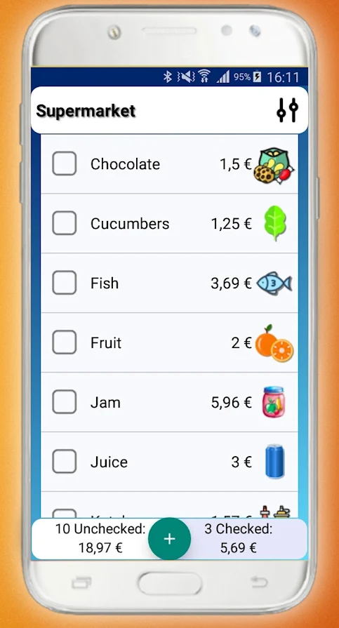 購物清單列表app版截圖2