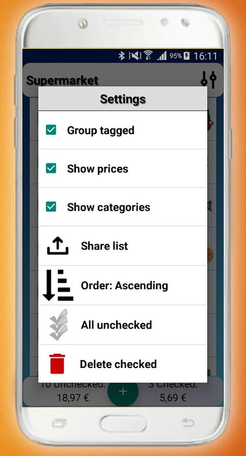 購物清單列表app版截圖3