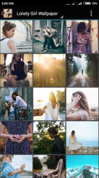 Lonely Girl Wallpaper機壁紙資源大全app安卓版截圖1
