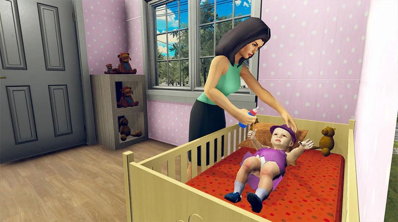真實(shí)母親家庭生活游戲安卓版(Real Mother Sim)截圖1