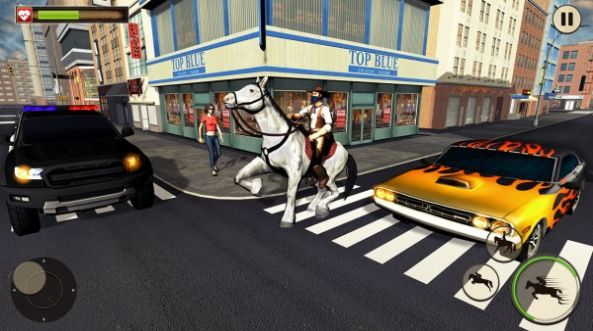 馬車出租車司機(jī)游戲手機(jī)版(Horse Taxi City Transport Horse Riding Games)截圖2