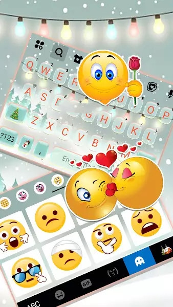 Christmas Lights主題鍵盤工具app手機最新版截圖1