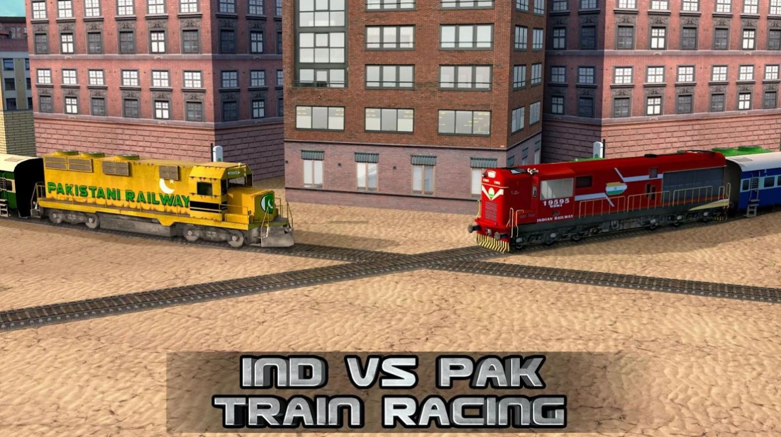 印度火車(chē)模擬駕駛游戲中文版(India Vs Pakistan Train Racing)截圖4