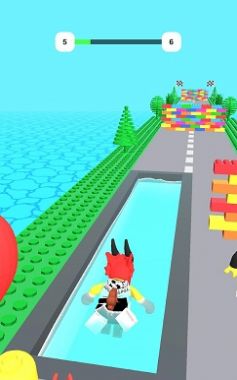 方塊人組合賽跑游戲安卓版下載（Brick Race）截圖1