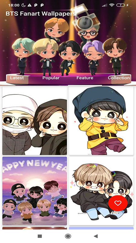 BTS Fanart Wallpapers高清壁紙軟件最新版截圖4