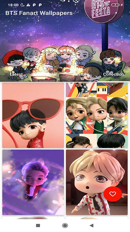 BTS Fanart Wallpapers高清壁紙軟件最新版截圖2