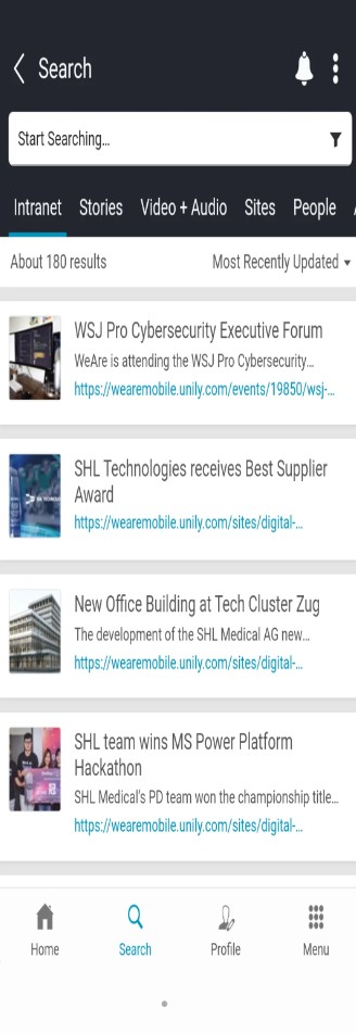 Unily app企業(yè)員工內(nèi)部通訊軟件版截圖1