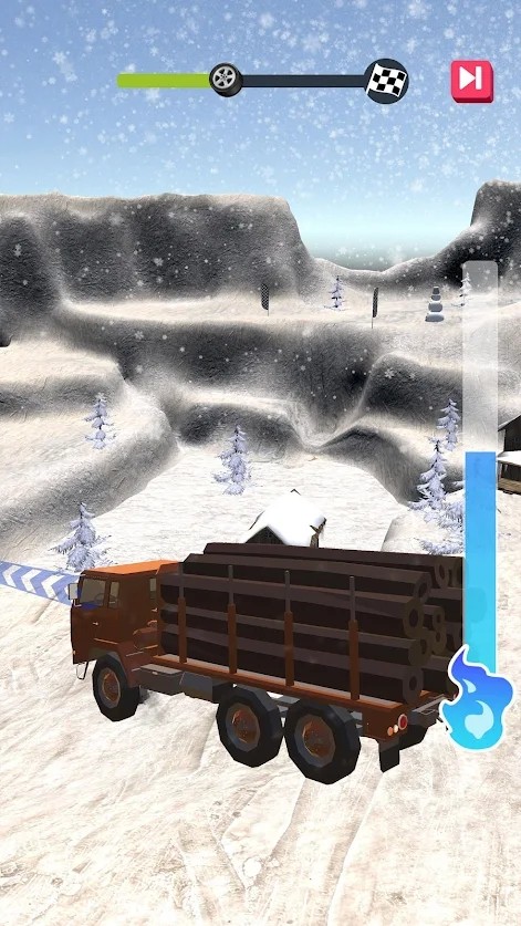 冬季公路卡車司機(jī)游戲手機(jī)版（Winter Road Truckers）截圖5