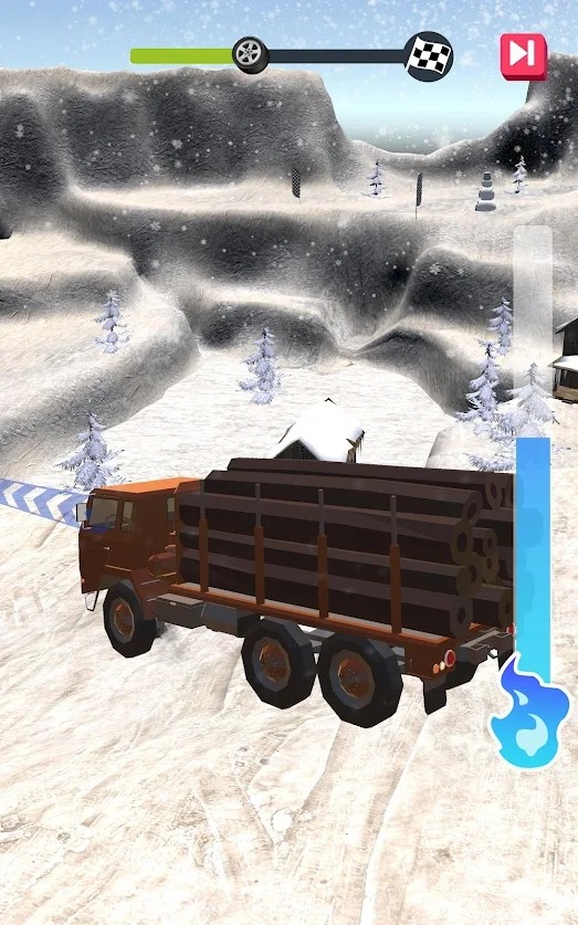 冬季公路卡車司機(jī)游戲手機(jī)版（Winter Road Truckers）截圖4