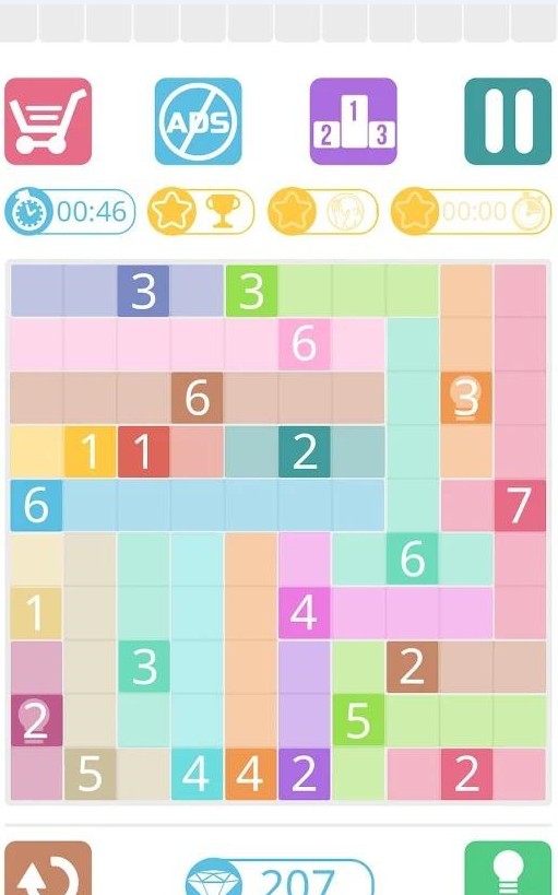 數(shù)字填充拼圖游戲安卓版（Fill In Puzzles）截圖4
