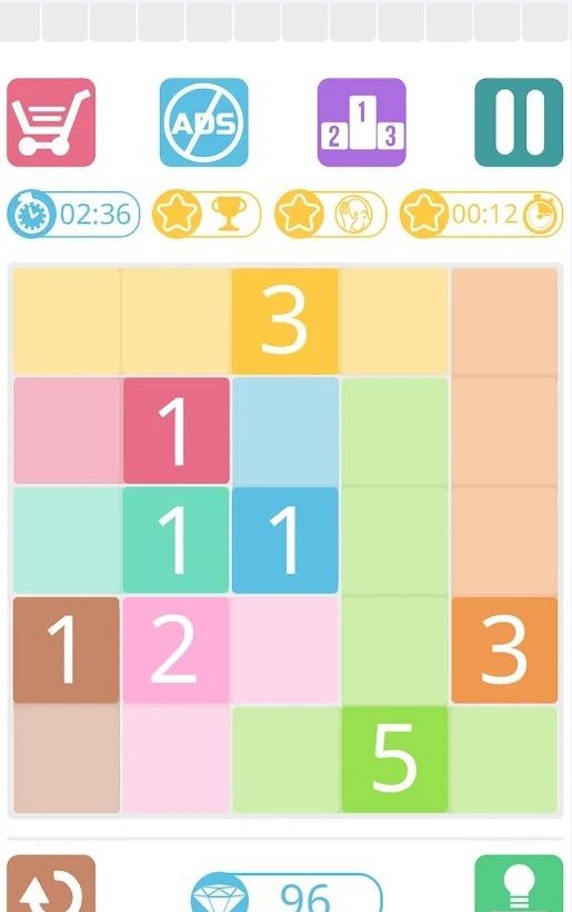 數(shù)字填充拼圖游戲安卓版（Fill In Puzzles）截圖2