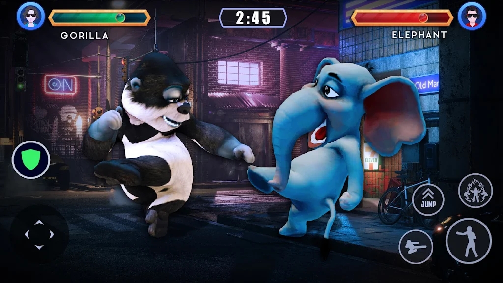 散打動(dòng)物競(jìng)技游戲安卓版（Animal Karate Fight）截圖1