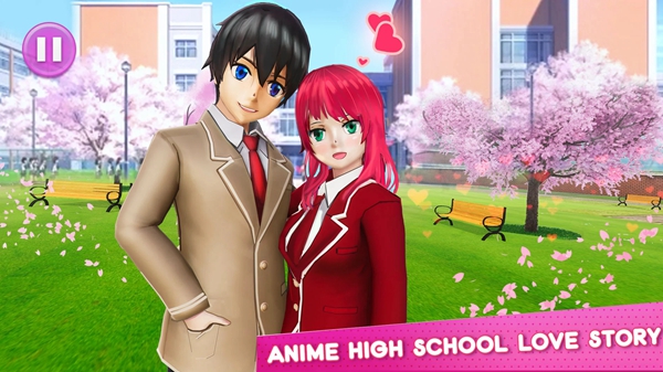 動漫少女高校戀愛游戲版（Anime Girl High School Love）截圖4