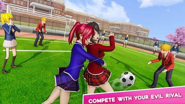 動漫少女高校戀愛游戲版（Anime Girl High School Love）截圖1
