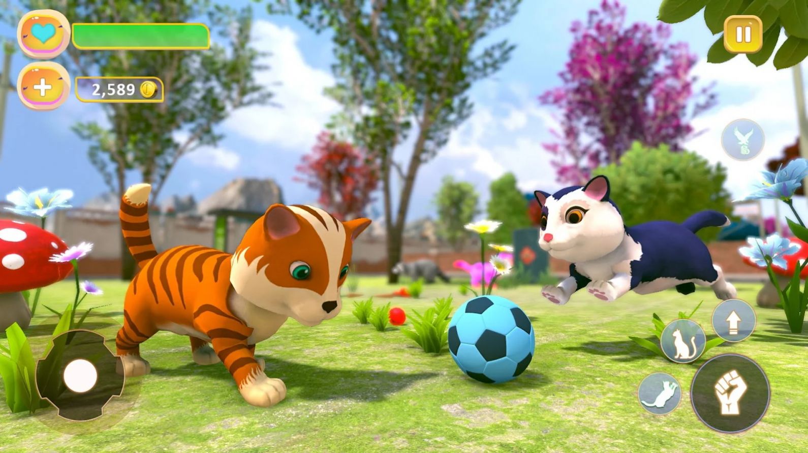 貓咪治愈屋游戲最新版(Cute Kitten Simulating Game)截圖1