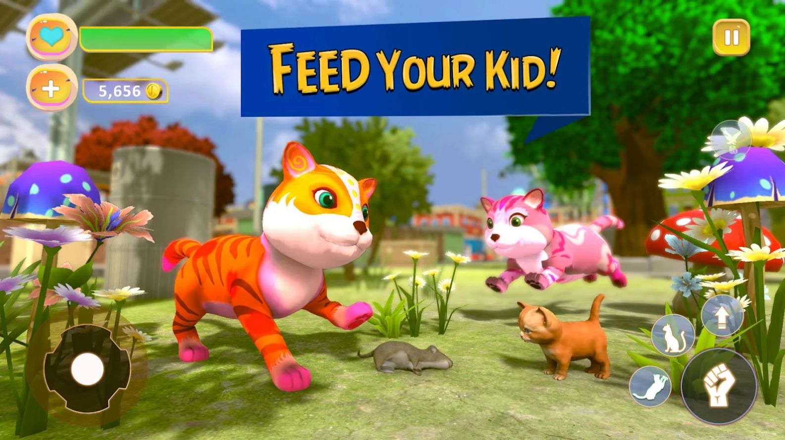 貓咪治愈屋游戲最新版(Cute Kitten Simulating Game)截圖3