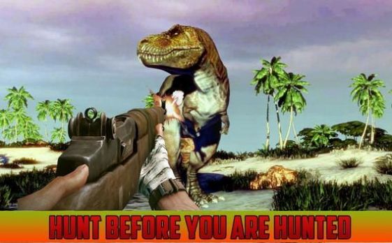 恐龍狩獵3D狂獵游戲中文版(Jungle Dinosaurs Hunting Game - 3D)截圖3