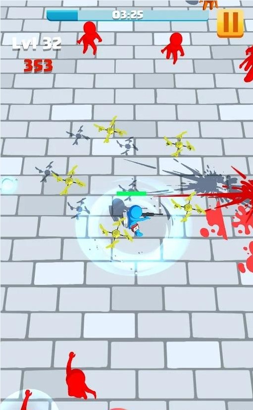 小兵生存游戲中文版（Soldier Survival 3D: Epic War）截圖2