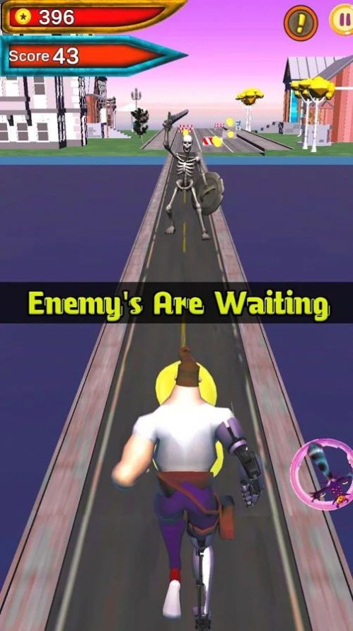 機器人無盡逃亡游戲手機版（Cyborg Endless Runner）截圖2