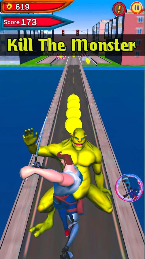 機器人無盡逃亡游戲手機版（Cyborg Endless Runner）截圖4
