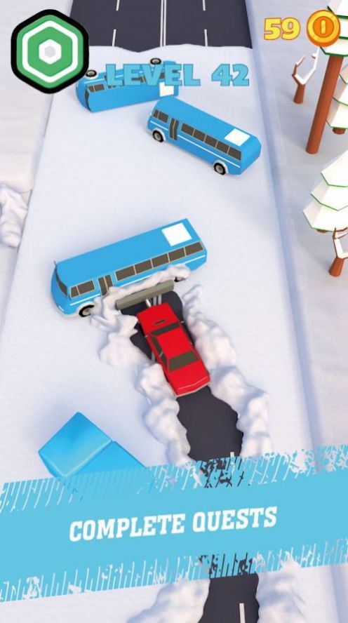 雪地道路清潔游戲版截圖4