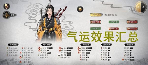 鬼谷八荒先天氣運(yùn)排名一覽 先天氣運(yùn)排行榜