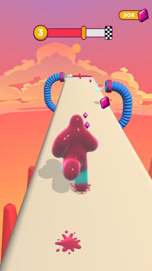 果凍人快跑3D游戲版（Blob Runner 3D）截圖5
