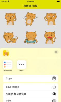 抖音裝修派棕貓表情包高清無水印下載大全截圖4