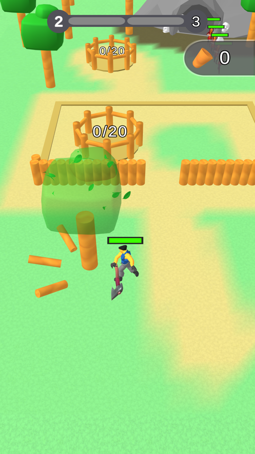 Lumbercraft中文最新版無(wú)限資源無(wú)敵版截圖1