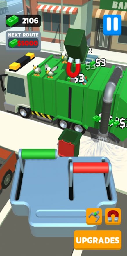 垃圾車3D游戲免費金幣中文最新版截圖2