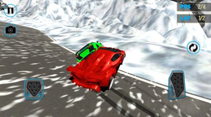蘭博基尼汽車(chē)雪地賽車(chē)游戲安卓中文版截圖3