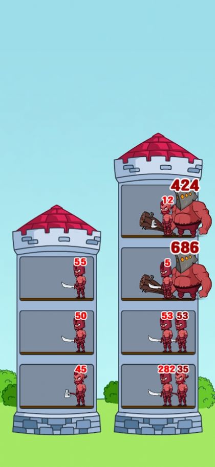 hero castle wars無限提示最新版（英雄城堡戰(zhàn)爭）截圖1