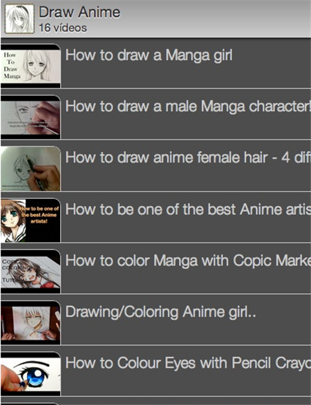 畫動漫女生教程App版截圖1