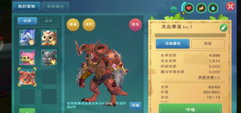 創(chuàng)造與魔法龍血拳皇資質(zhì)是多少？極品龍血拳皇資質(zhì)數(shù)據(jù)介紹