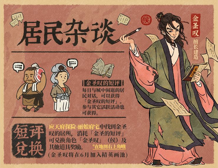 江南百景圖金圣嘆的短評在哪？金圣嘆的短評位置介紹