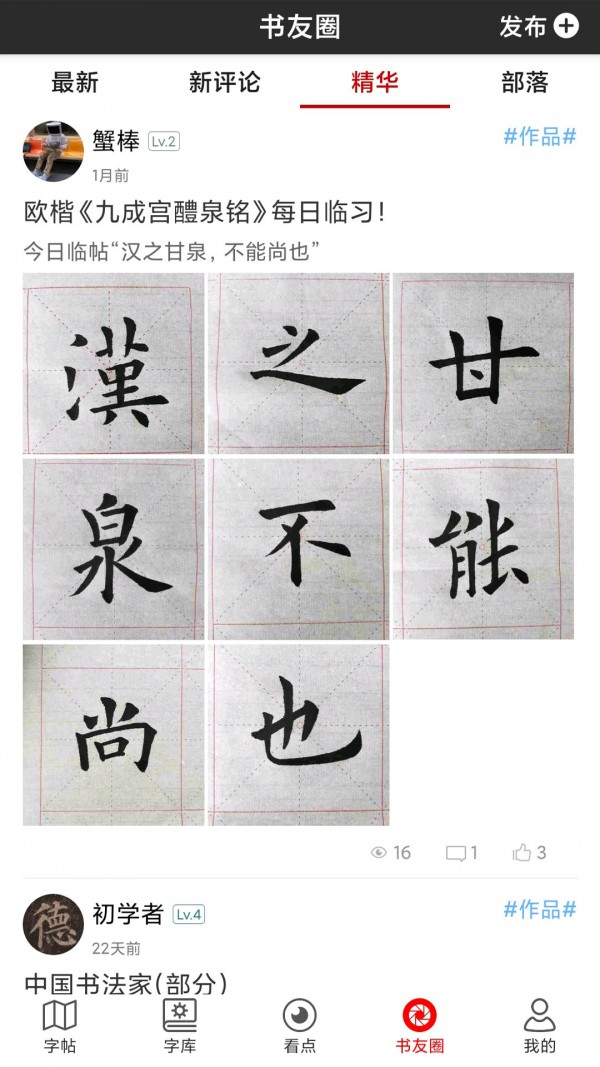 書法字帖碑帖App版截圖4