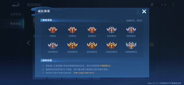 王者榮耀v10一共要充多少錢？王者v10貴族等級價格