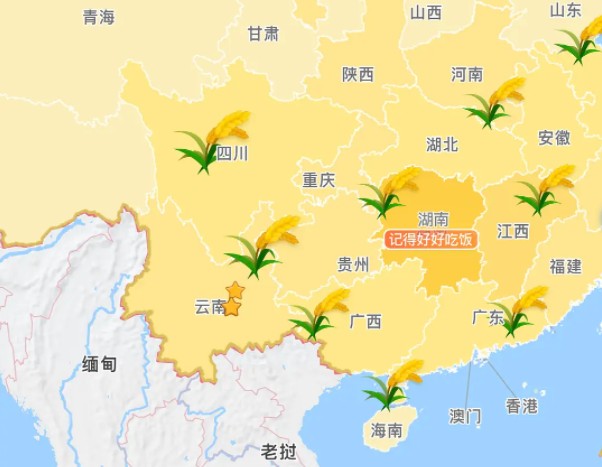 高德地圖麥穗怎么弄？稻花香稻穗為什么沒有？