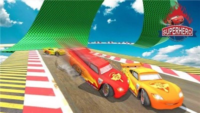 跑車特技沖刺游戲安卓最新版截圖3